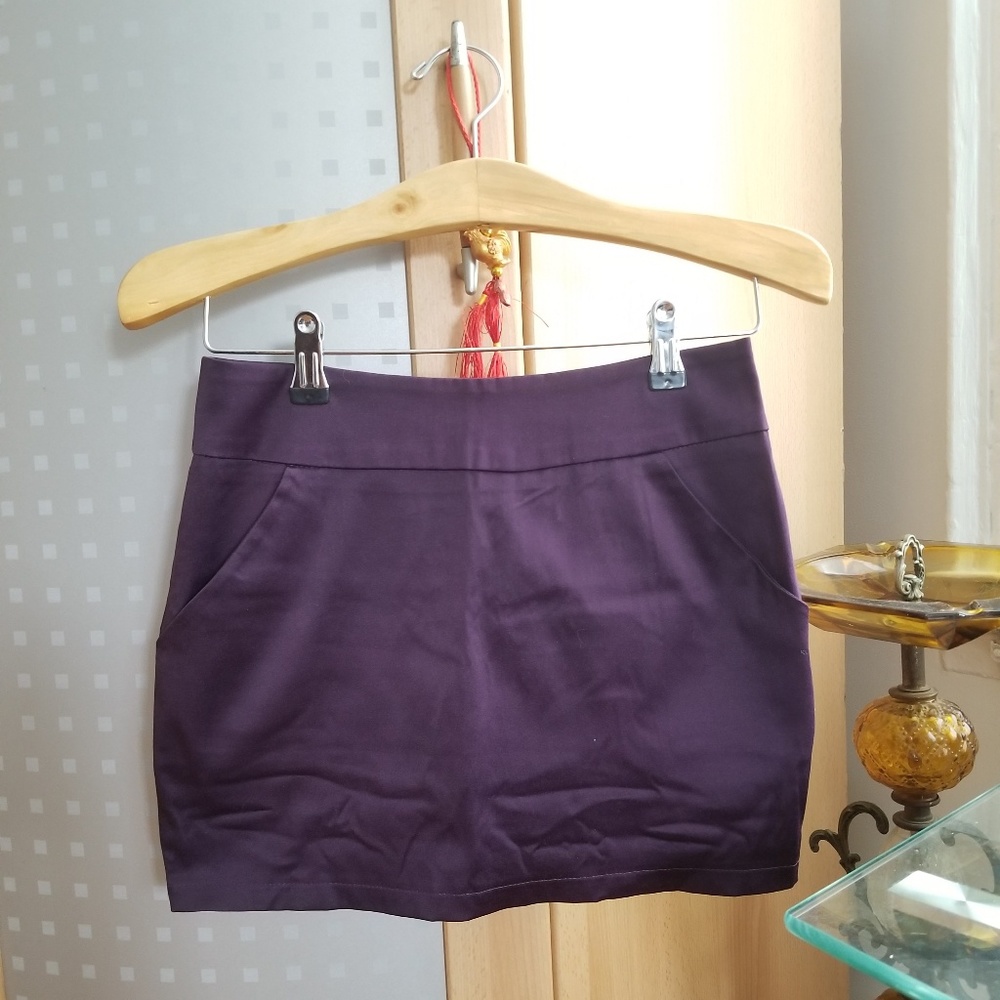 💜Purple mini with pockets - Picture 4 of 8